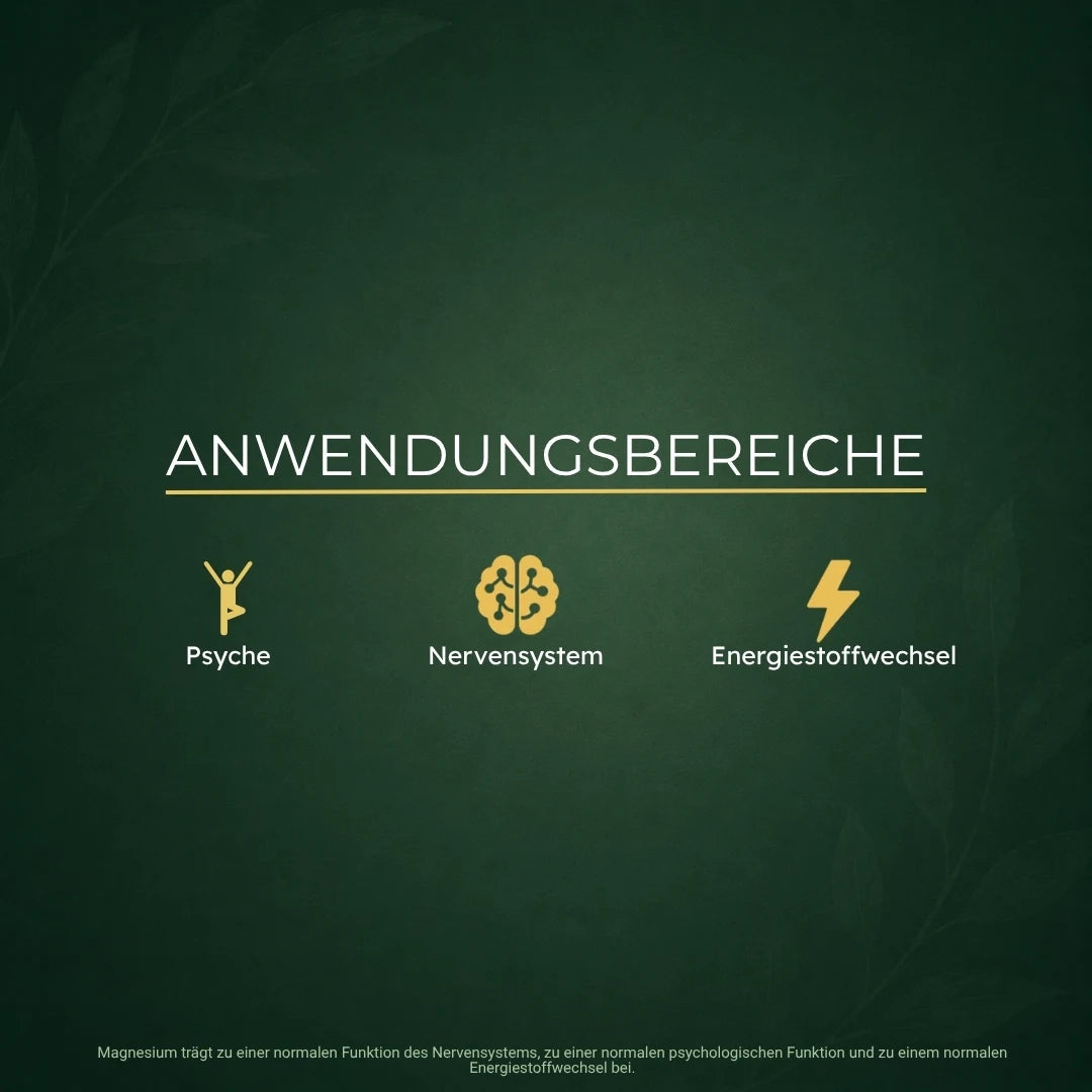 Anwendungsbereiche von Magnesium Neuro-Balance
